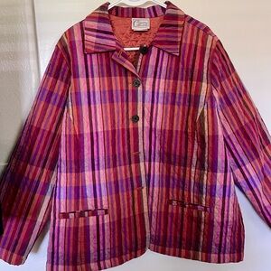 Colorful Striped Women's Jacket